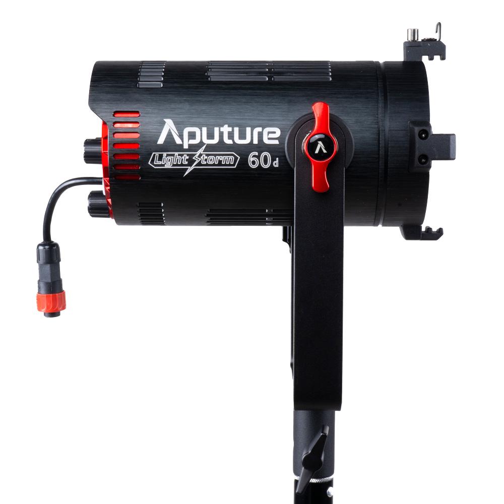 Aputure Light Storm LS 60d Daylight LED Light ไฟ LED ปรับองศาการกระจายแสงได้ อุณหภูมิสี 5600K ใช้ไฟ AC, แบต NP-F, V-Mount ราคา 11800 บาท