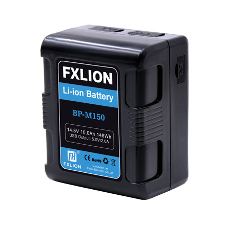 Fxlion BP-M150 148Wh V-Mount Battery แบตเตอรี่ V-Mount ความจุ 148Wh สำหรับกล้อง Blackmagic, RED, Sony, ARRI Mini ราคา 11500 บาท