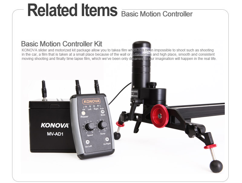 ขายรางสไลด์ Konova Slider K2 120 cm ราคา 13500 บาท