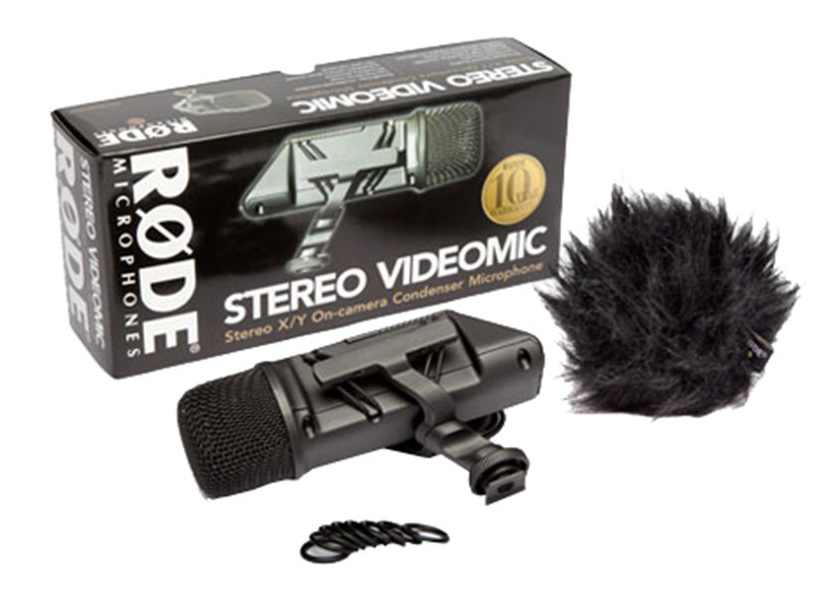 RODE Stereo VideoMic Microphone ไมค์ติดกล้องแบบคอนเดนเซอร์ เก็บเสียงสเตอริโอ พร้อมกันสั่น และ hi-pass filter ราคา 7600 บาท