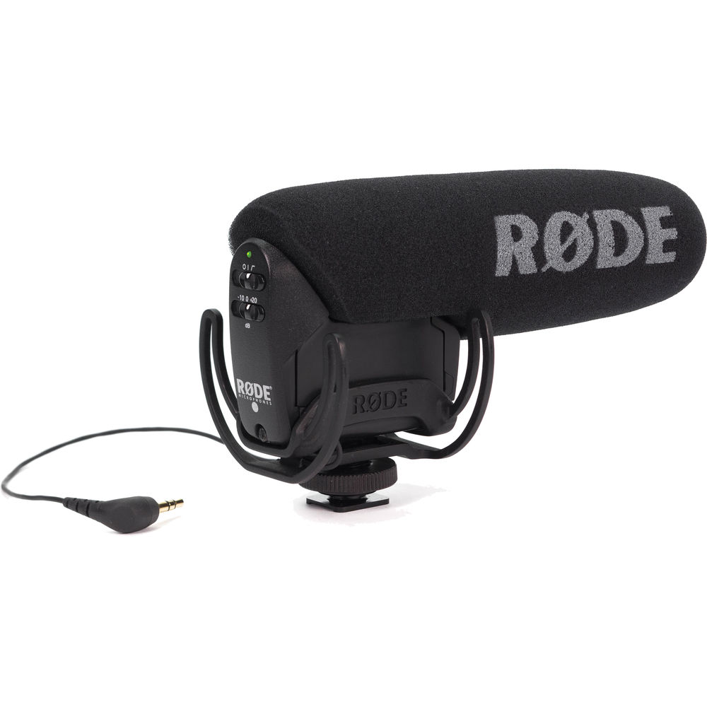 RODE VideoMic Pro Microphone ไมค์ติดกล้องแบบคอนเดนเซอร์ พร้อมกันสั่น และ hi-pass filter ราคา 8160 บาท