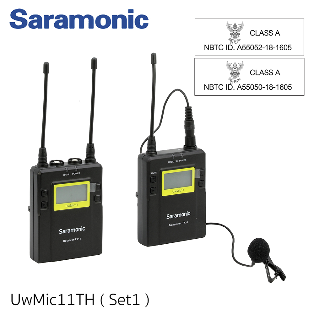 Wireless Microphone Saramonic UwMic11THSet1 Digital UHF Wireless