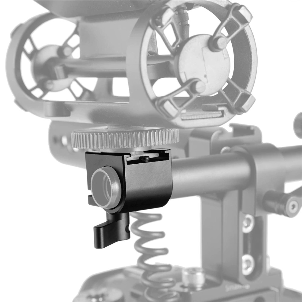 Hot Shoe Mounts SmallRig 15mm Rod Clamp with Cold Shoe 1157