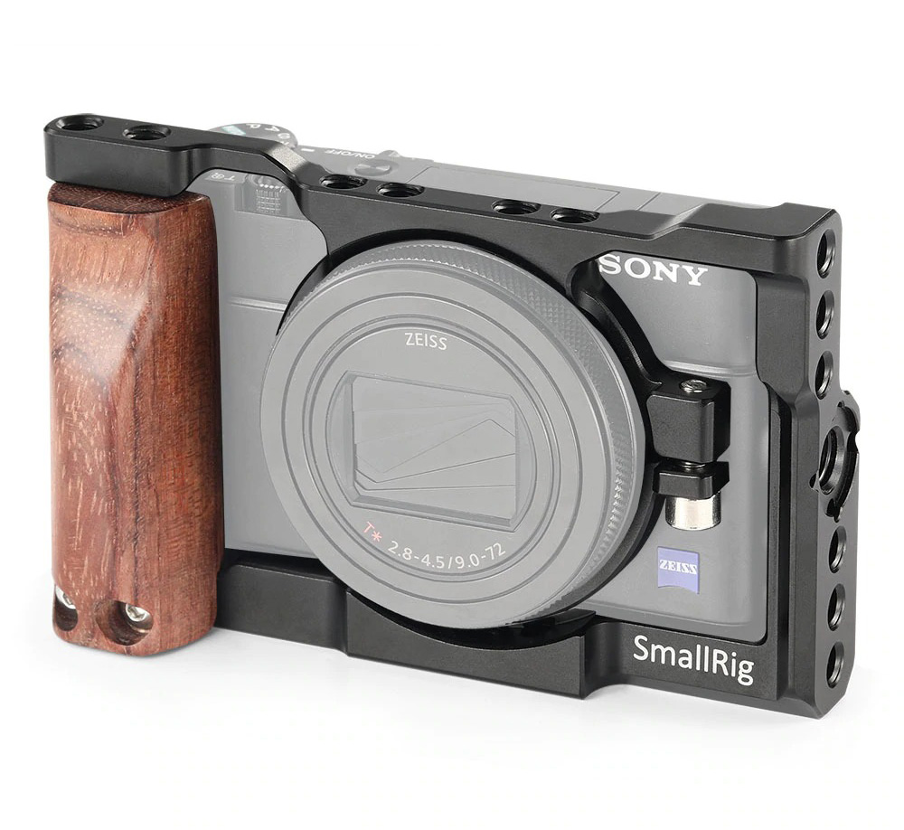 SmallRig Cage Kit for Sony RX100 VI 2225 ชุดริกกล้อง Sony RX100 VI พร้อมกริปไม้ ราคา 2500 บาท
