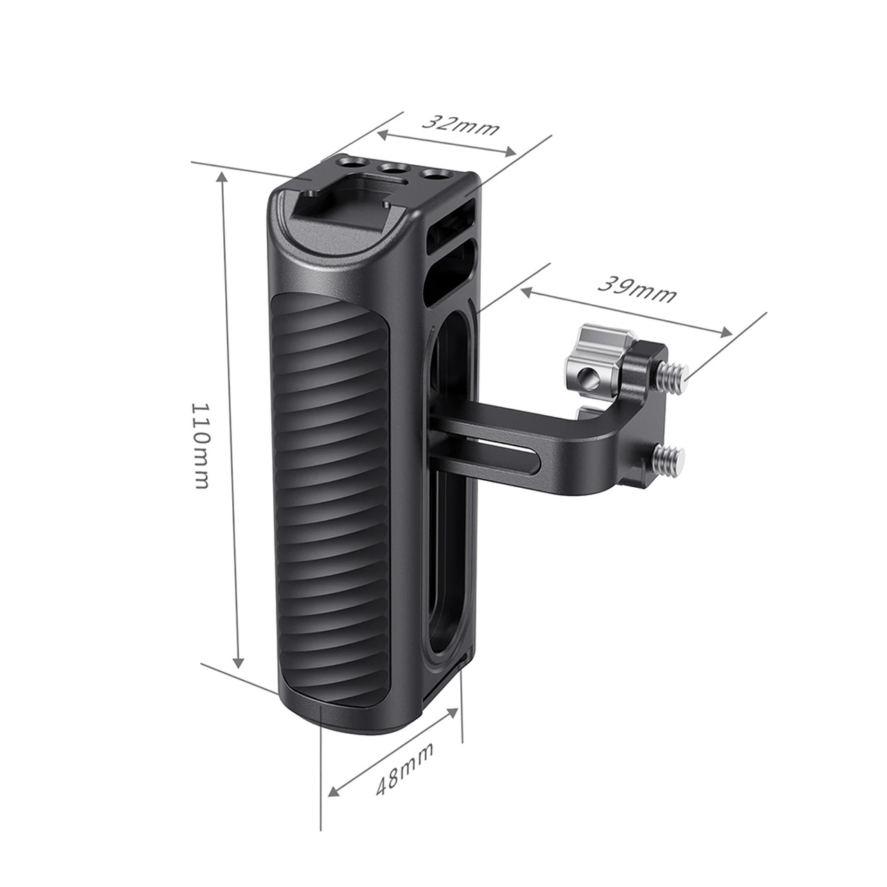 SmallRig Aluminum Universal Side Handle HSS2425 ด้ามจับด้านข้าง ชุดริกกล้อง ติดได้ทั้งมือซ้าย-ขวา ปรับความสูงได้ กริปซิลิโคนกันลื่น ราคา 1700 บาท
