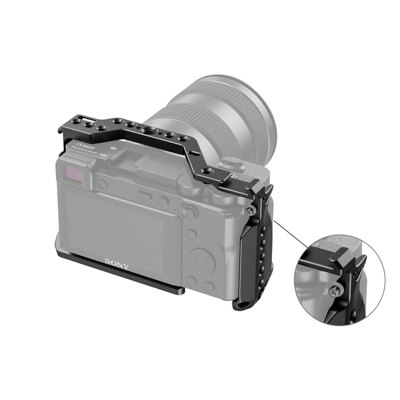 SmallRig Cage for Sony A6600 CCS2493 ชุดริกกล้อง Sony A6600 พร้อมที่ติดฮอทชู ราคา 1500 บาท