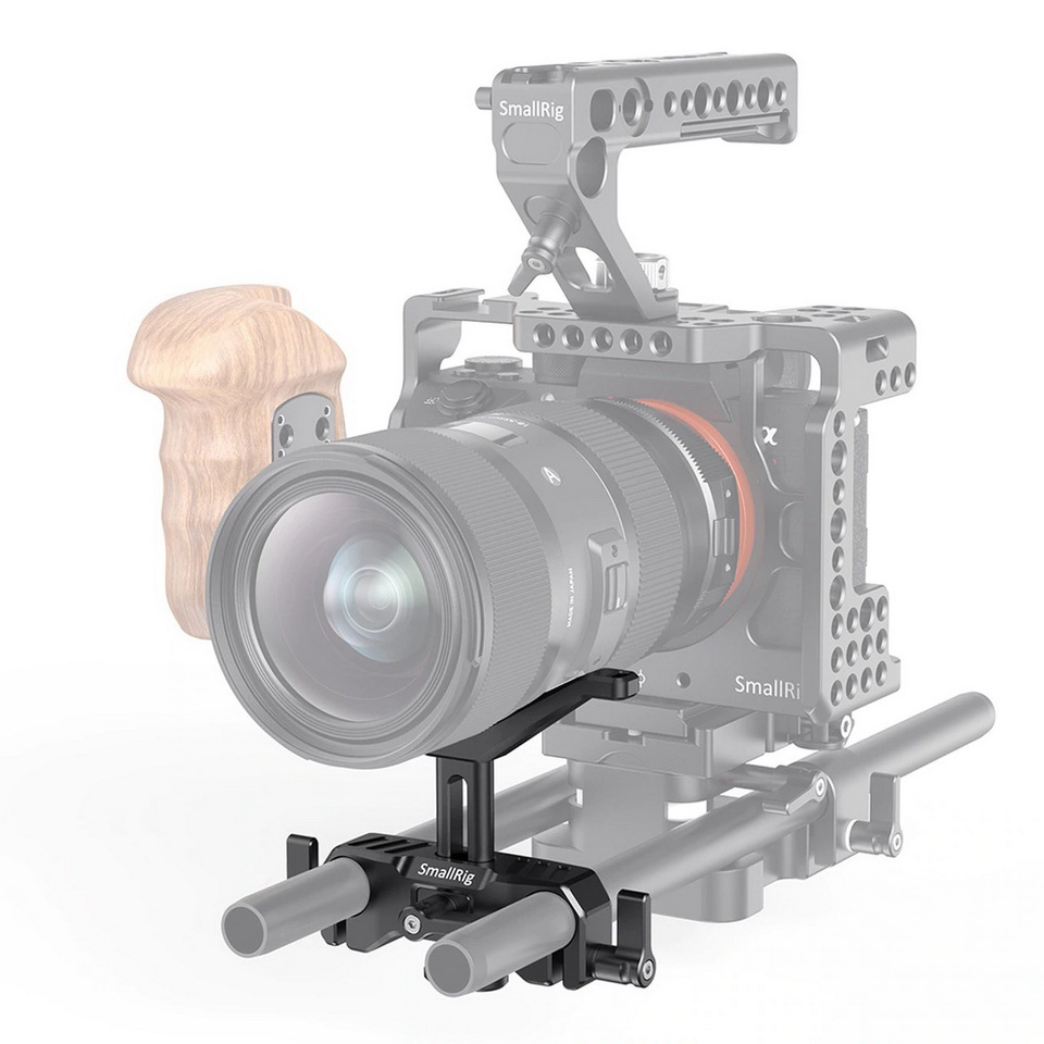 SmallRig 15mm LWS Universal Lens Support BSL2680 เลนส์ซัพพอร์ท ที่รองเลนส์สำหรับติดเข้ากับ rod 15 mm ปรับความสูงได้ 34.5 มม. ราคา 600 บาท