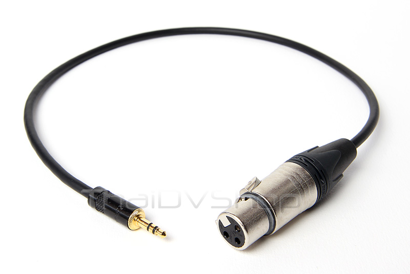 Audio Cables Microphone Cable XLR Female to 3.5mm 0.5m