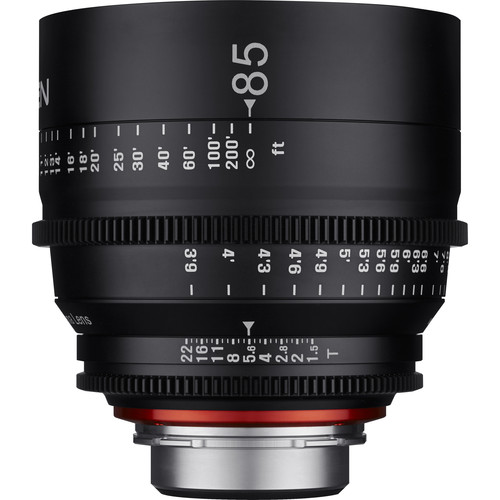 Xeen 85mm T1.5 Cinema Lens เลนส์ถ่ายหนังคุณภาพสูง ทางยาวโฟกัส 85 mm รูรับแสงกว้างสุด T1.5 ราคา 59000 บาท