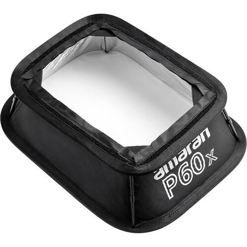 Aputure Amaran P60x Bi-Color LED Panel ไฟ LED แบบพาเนล ปรับอุณหภูมิสีได้ 3200-6500K พร้อมซอฟท์บ็อกซ์และกริด ราคา 9000 บาท