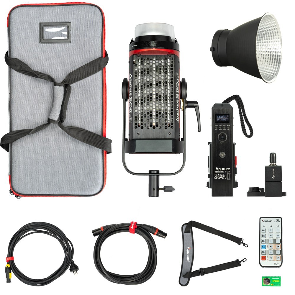 Aputure Light Storm LS C300d Mark II LED Light ไฟ LED รุ่นใหม่ ใส่แบต V-Mount มีรีโมทผ่านแอพ พร้อมเอฟเฟกต์ในตัว ราคา 36900 บาท