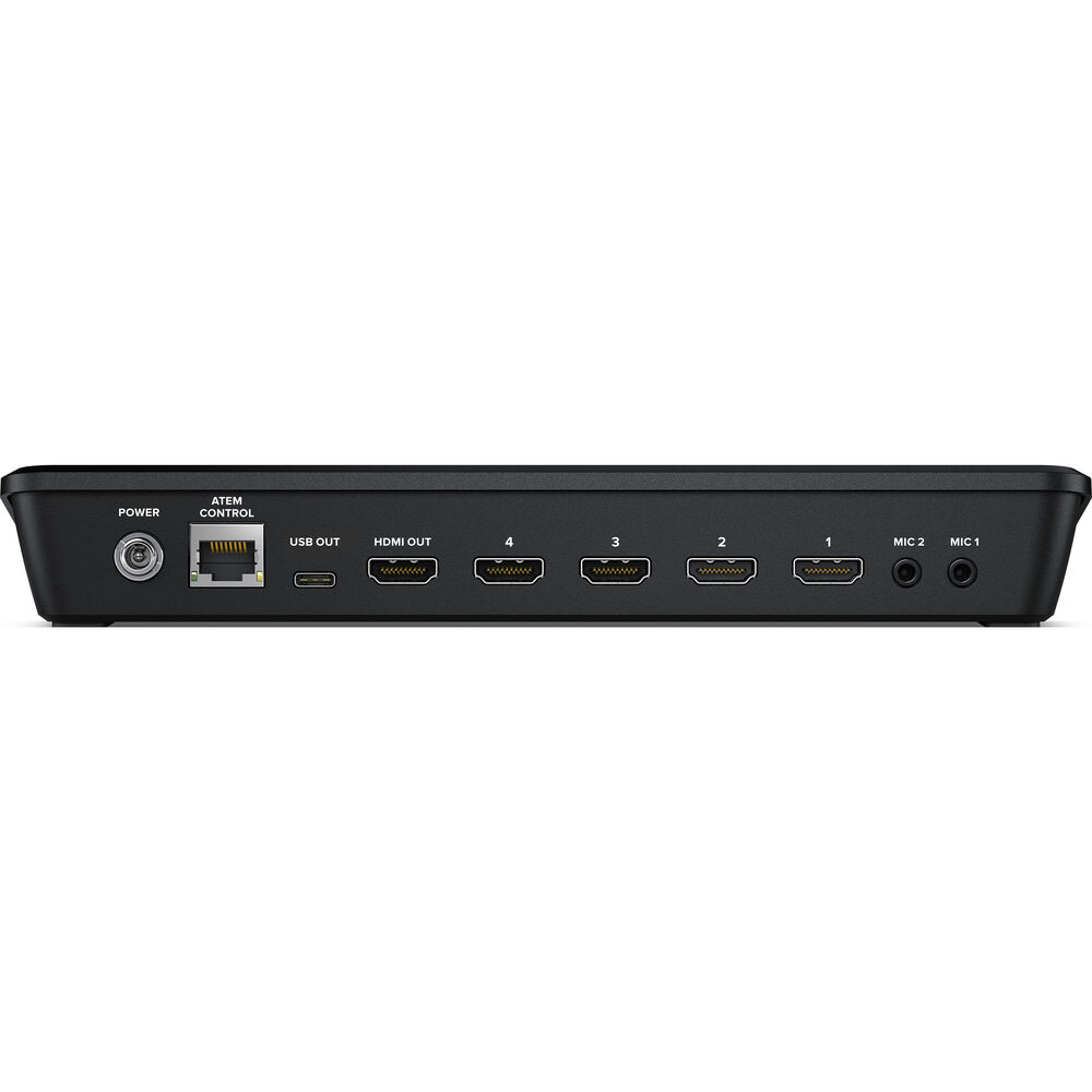 Blackmagic Design ATEM Mini Pro ISO HDMI Live Stream Switcher สวิทเชอร์สำหรับไลฟ์สด Live Streaming พร้อมบันทึกวิดีโอจากกล้องทั้ง 4 แชนแนลแยกไฟล์อิสระสำหรับนำไปตัดต่อ ราคา 31750 บาท