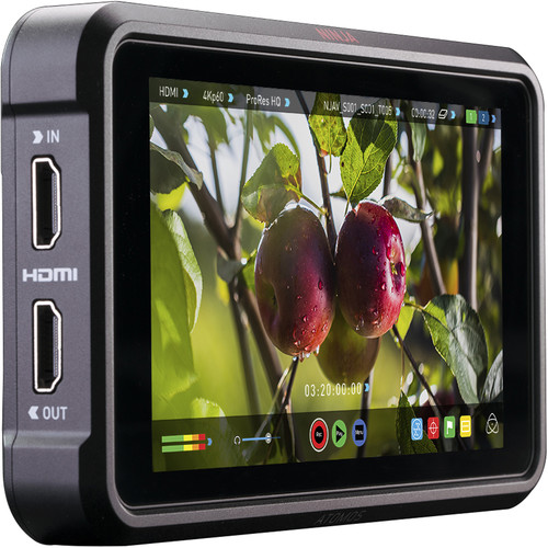 Atomos Ninja V 5 inches 4K HDMI Recording Monitor จอมอนิเตอร์ทัชสกรีนขนาด 5 นิ้ว ความละเอียด 1920x1080 รองรับสัญญาณอินพุท 4K HDMI ราคา 29900 บาท แถมฟรี Docking Station USB 3.1 2.0