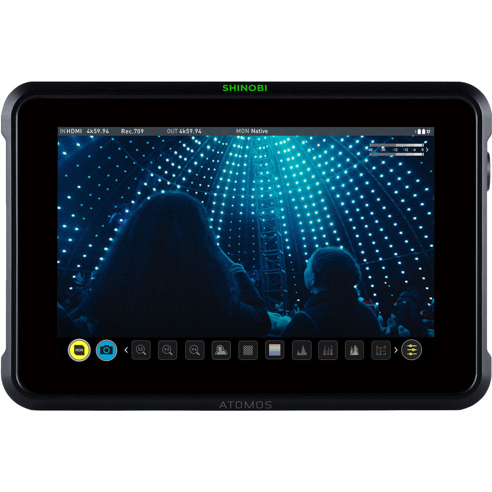 Atomos Shinobi 7 inches 4K HDMI/SDI Monitor จอมอนิเตอร์ขนาด 7 นิ้ว ความละเอียด 1920x1080 รองรับสัญญาณ HDMI 4K60 ใส่ 3D LUT ราคา 26900 บาท