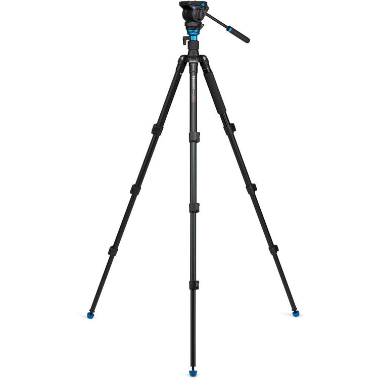 Benro Aero 4 Video Travel Angel Tripod Kit ขาตั้งกล้องวิดีโอ พร้อมหัว S4 โมโนพอดในตัว A2883FS4 ราคา 8990 บาท