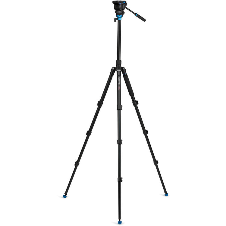 Benro Aero 4 Video Travel Angel Tripod Kit ขาตั้งกล้องวิดีโอ พร้อมหัว S4 โมโนพอดในตัว A2883FS4 ราคา 8990 บาท