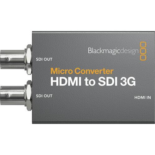 Blackmagic Design Micro Converter HDMI to SDI 3G กล่องแปลงสัญญาณภาพ HDMI เป็น SDI / 3G-SDI รองรับสัญญาณ 1080p60 ใส่ 3D LUT ได้ ราคา 1800 บาท