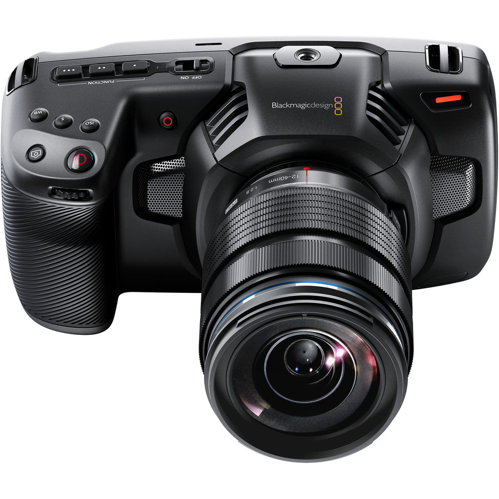 Blackmagic Design Pocket Cinema Camera 4K กล้องถ่ายภาพยนตร์ขนาดเซ็นเซอร์ 4/3 ความละเอียดสูงสุด 4096 x 2160 DCI 4K ที่ 60 fps สโลว์ 120 fps ราคา 47100 บาท