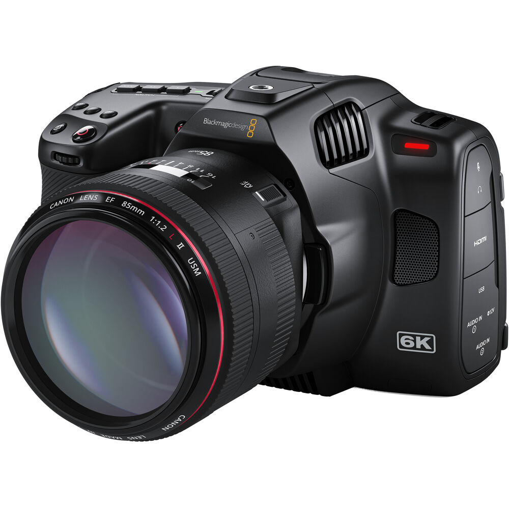 Blackmagic Design Pocket Cinema Camera 6K Pro (Canon EF) กล้องถ่ายภาพยนตร์ระดับมืออาชีพ ความละเอียด 6K จอทัชสกรีนพับได้ ND ในตัว บันทึก RAW File ราคา 90750 บาท