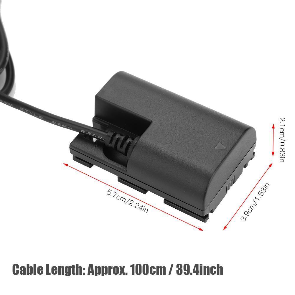 D-Tap to LP-E6 DC Coupler Dummy Battery Adapter for Canon อแดปเตอร์แปลงไฟจากแบตเตอรี่ V-Mount ไปยัง LP-E6 สำหรับกล้อง Canon