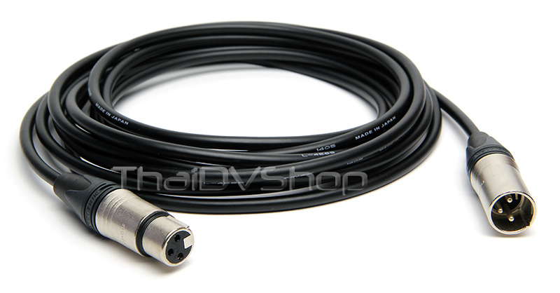 สายไมค์ Microphone Cable Canare หัว Neutrik ยาว 5 เมตร ราคา 950 บาท