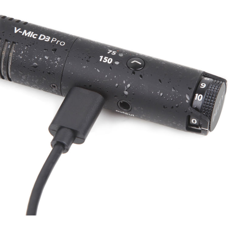 Deity V-Mic D3 Pro Microphone ไมค์ติดกล้องถ่ายวิดีโอ ปรับระดับความดังได้ที่ตัวไมค์, Low-Cut Filter, แบตชาร์จได้ในตัว ราคา 6900 