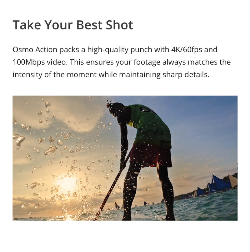 DJI Osmo Action กล้องแอคชั่นแคมรุ่นใหม่ล่าสุดจาก DJI บันทึกความละเอียดสูงสุด 4K60p HDR ราคา 12000 บาท