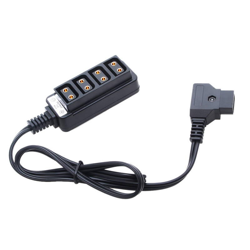 D-tap Splitter Cable 4-Ports สายแยกพอร์ท D-Tap จากแบตเตอรี่ V-Mount เป็น 4 พอร์ท ความยาว 50 ซม. ราคา 590 บาท