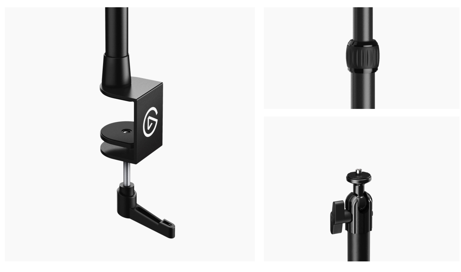 Elgato Master Mount L ขาตั้ง แคลมป์หนีบ สำหรับติดอุปกรณ์เข้ากับขอบโต๊ะ เช่น ไฟ LED กล้อง ไมค์ ราคา 2190 บาท