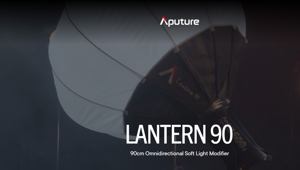 Aputure Lantern 90 ซอฟท์บ็อกซ์ทรงกลมขนาด 90 ซม. ประกอบติดตั้งได้ง่าย ใช้ร่วมกับไฟ LED เมาท์ Bowen พร้อมผ้าคอนโทรลแสง 4 ด้าน