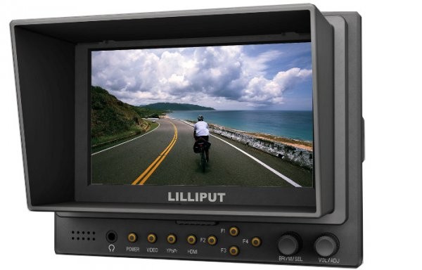 ขายจอมอนิเตอร์ Lilliput 569/O 5 นิ้ว hdmi, av composite, component ราคา 8500 บาท