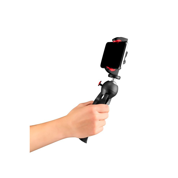 Manfrotto PIXI Clamp ที่จับโทรศัพท์ระบบล็อคสองชั้น ให้ความแข็งแรงมั่นคง พร้อมฮอทชูด้านบนสำหรับติดอุปกรณ์เสริมอื่นๆ ราคา 650 บาท