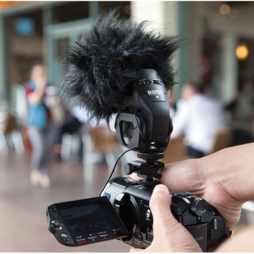 The RODE Dead Kitten Artificial Fur Wind Shield ขนแมวกันลมสำหรับไมค์  RODE Stereo VideoMic, RODE Stereo VideoMic Pro, RODE Stereo VideoMic Pro Rycote, RODE WS4, RODE NT4 ราคา 1200 บาท