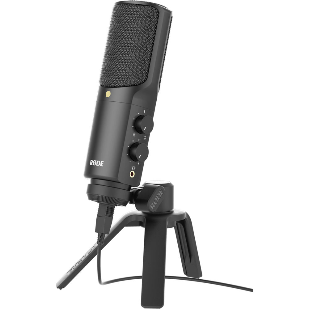 Rode NT-USB USB Microphone ไมโครโฟนแบบ USB รูุปแบบการรับเสียงแบบ Cardioid ความละเอียด 16-bit / 48 kHz พร้อมช่องหููฟังในตัว ปรับบาลานซ์ระหว่างเสียงไมค์กับคอมพิวเตอร์ได้ ต่อ USB เข้าคอมพิวเตอร์ ราคา 6700 บาท