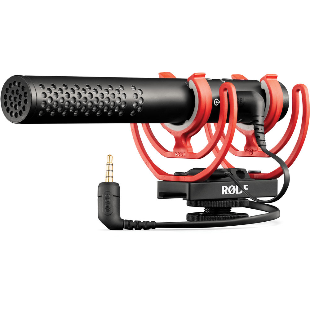 RODE VideoMic NTG Shotgun Microphone ไมโครโฟนติดหัวกล้องแบบช็อตกัน ใช้ได้กับทั้งกล้อง DSLR, Mirrorless, สมาร์ทโฟน มือถือ และคอมพิวเตอร์ ราคา 9700 บาท