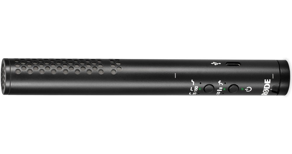 RODE VideoMic NTG Shotgun Microphone ไมโครโฟนติดหัวกล้องแบบช็อตกัน ใช้ได้กับทั้งกล้อง DSLR, Mirrorless, สมาร์ทโฟน มือถือ และคอมพิวเตอร์ ราคา 9700 บาท