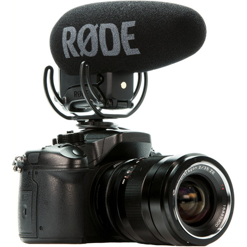 RODE VideoMic Pro+ On-Camera Shotgun Microphone ไมค์ติดกล้อง สำหรับถ่ายวิดีโอ พร้อมกันสั่น Rycote และถ่านชาร์จ ราคา 11100 บาท