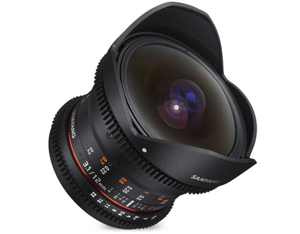 ขายเลนส์ cinema Samyang 12mm T3.1 VDSLR  ED AS NCS FISH-EYE ราคา 19900 บาท