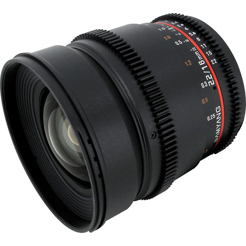 ขายเลนส์ Cinema Samyang 16mm T2.2 ED AS UMC CS ราคา 21900 บาท