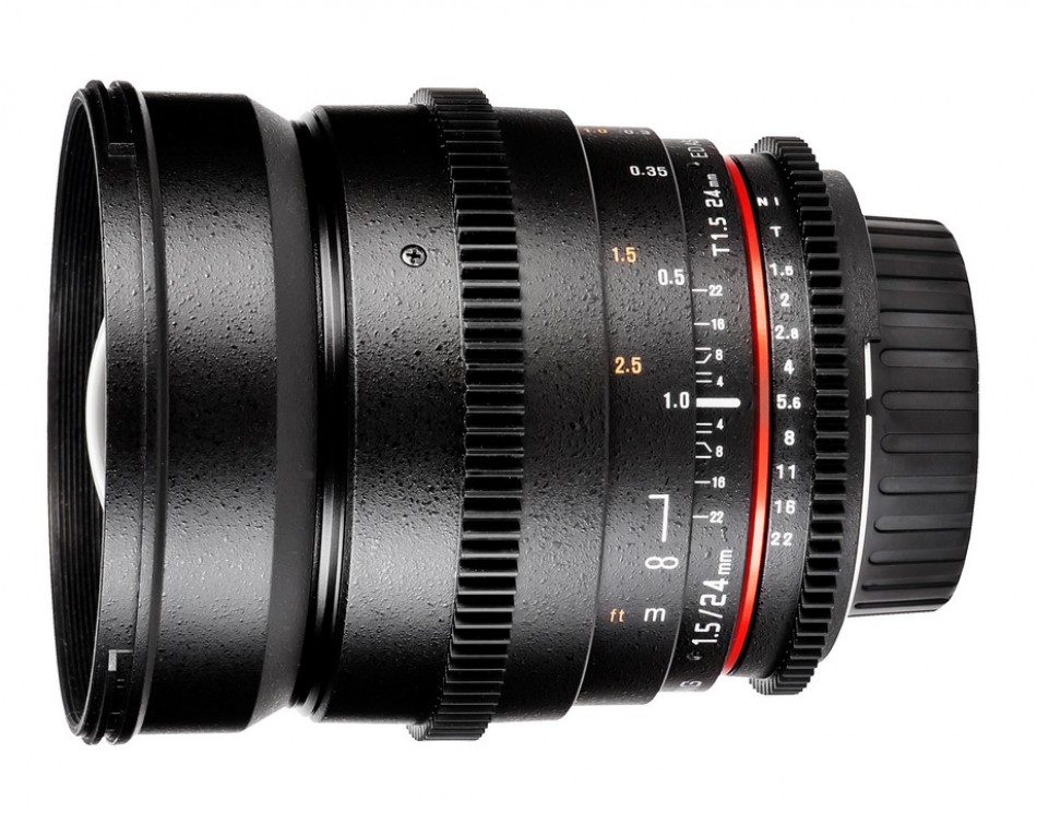 ขายเลนส์ Cinema Samyang 24mm T1.5 ED AS IF UMC ราคา 27900 บาท