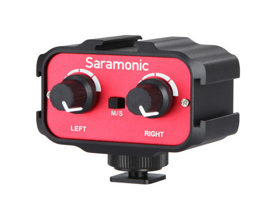 ขายมิกเซอร์ Saramonic SR-AX100 2 Channel 3.5mm Audio Adapter ราคา 1950 บาท