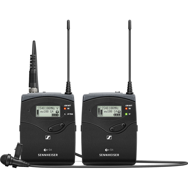 Sennheiser ew 112P G4 Camera-Mount Wireless Microphone System with ME 2-II Lavalier Mic ชุดไมค์ไวเลสไร้สายติดกล้อง ราคา 22000 บาท แถมฟรี hard case