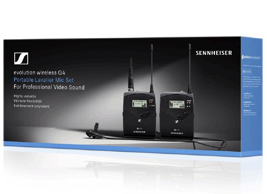 Sennheiser ew 112P G4 Camera-Mount Wireless Microphone System with ME 2-II Lavalier Mic ชุดไมค์ไวเลสไร้สายติดกล้อง ราคา 22000 บาท แถมฟรี hard case