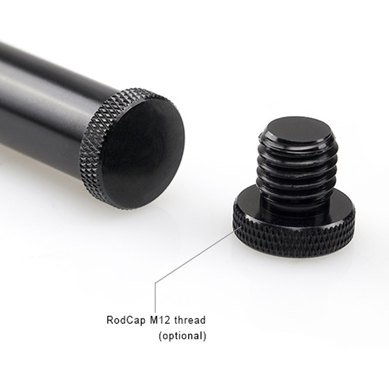 SmallRig 2pcs 15mm Black Aluminum Alloy Rod(M12-15cm) 6inch 1050 ท่ออลูมิเนียม 15 มม.ยาว 15 ซม. สำหรับชุดริกกล้อง ราคาคู่ละ 500 บาท