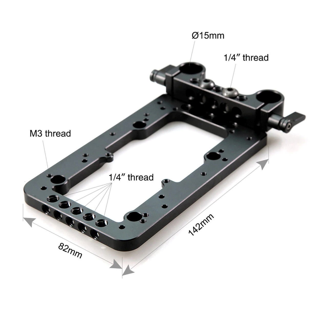 SmallRig Battery Back 1547 เพลทสำหรับติดแบตเตอรี่เข้ากับ Rod 15 mm ราคา 1600 บาท