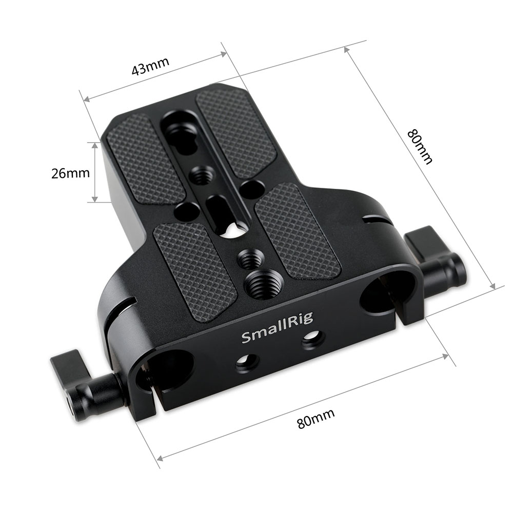 ขาย SmallRig Multipurpose U-Base 1674 Baseplate ติดกล้องและ Rod 15mm ราคา 890 บาท