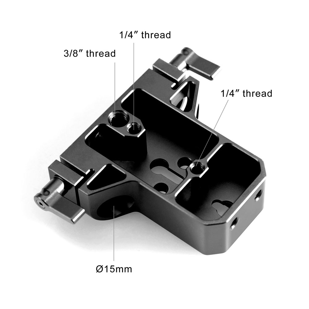 ขาย SmallRig Multipurpose U-Base 1674 Baseplate ติดกล้องและ Rod 15mm ราคา 890 บาท