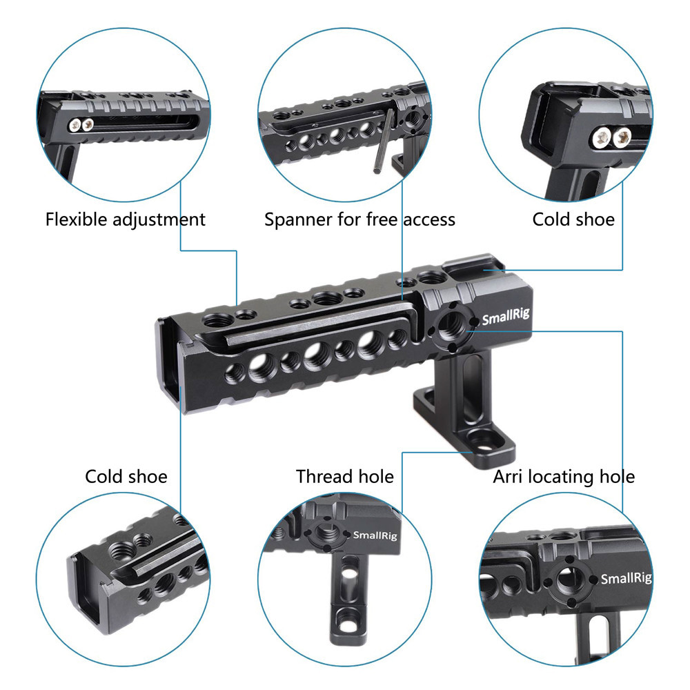 ขาย SmallRig Camera Action Stabilizing Universal Handle 1984 ด้ามจับชุดริกพร้อมประแจหกเหลี่ยม ฮอทชูในตัว ราคา 1600 บาท