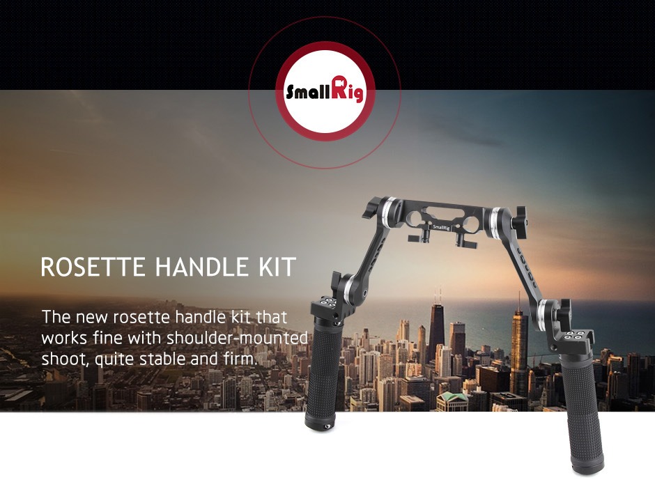 SmallRig Shoulder Rig Handle Kit 2002 ด้ามจับสำหรับชุดริก ติด rod 15mm ราคา 8500 บาท