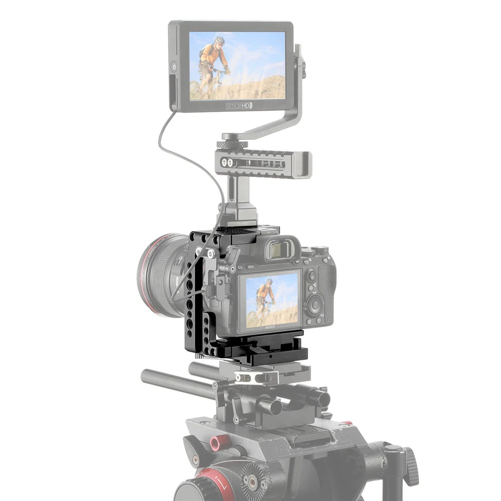 SmallRig QR Cage for Sony A7 III/A7 II (Manfrotto 501PL) 2098 ชุดริกกล้อง Half Cage เพลทแมนปลดล็อกเร็ว ราคา 3400 บาท